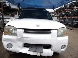 2002 NISSAN FRONTIER SE WHITE CREW CAB 3.3L AT 2WD A19952